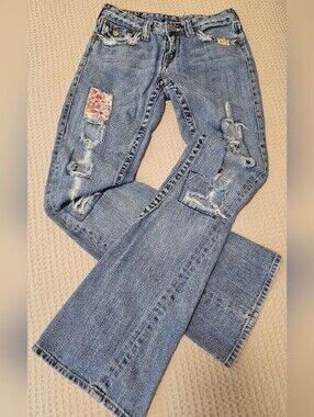 ✨ True Religion Y2K Woodstock Bootcut Jeans – Size 26 ✨Rare & beautiful vintage